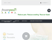 Tablet Screenshot of frozenpeaz.com
